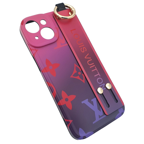 Чехол-силикон print brends grip для iphone 14 розовый