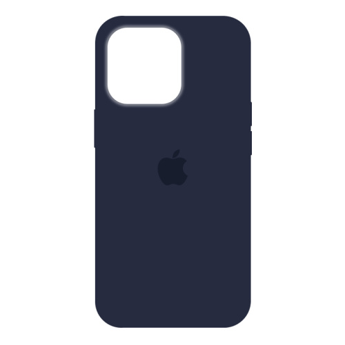 Чехол-силикон silicone case new для iphone 14 pro max zxc08 темно-синий 