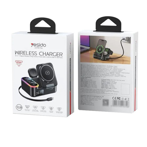 Бзу yesido ds38 8в1 (65w) черный