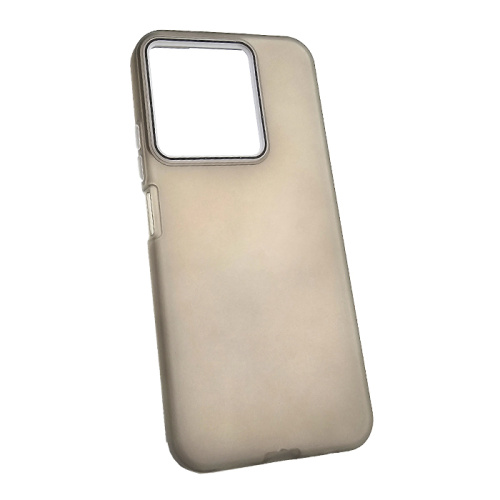 Чехол-крышка knit transparent для xiaomi redmi 15c серый