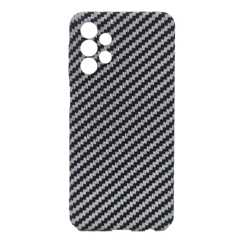 Чехол крышка new skin carbon Samsung a23 черно-белый без упаковки 