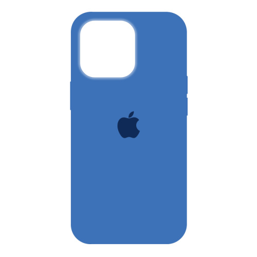 Чехол-силикон silicone case new для iphone 15 pro zxc12 синий