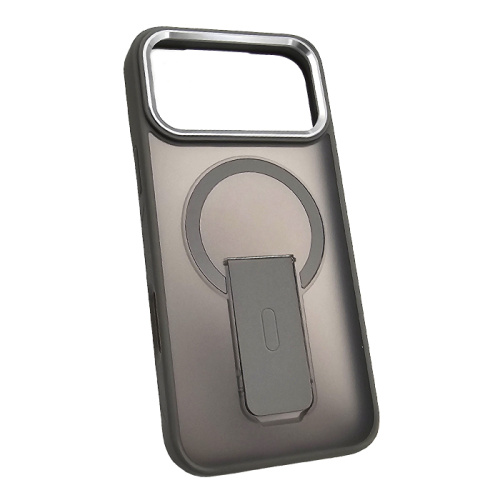 Чехол-крышка #40 с подставкой для iphone 17 pro max серая