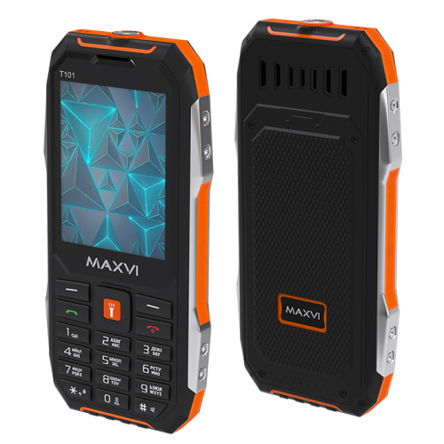 Тел.maxvi t101 оранжевый (eac)