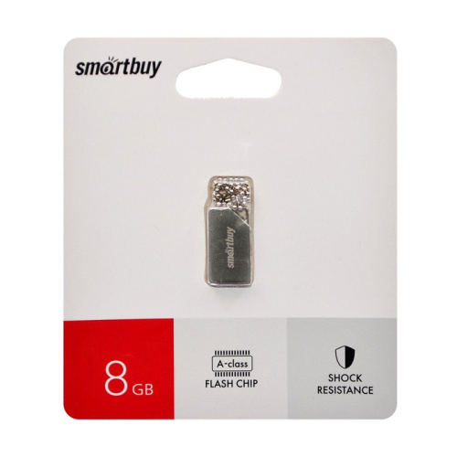 8gb usb smartbuy mu30 серебристый