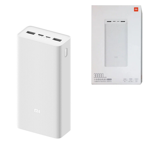 Пзу xiaomi (30000mah) pb3018zm белый