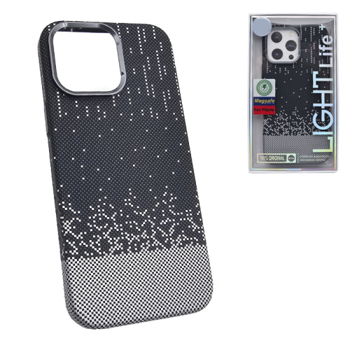 Чехол-крышка #47 light pixel (magsafe) для iphone 15 pro черный