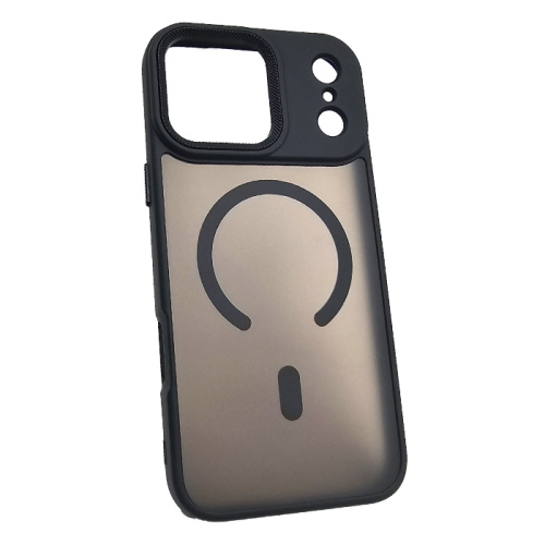 Чехол-крышка #83 magnetic collection mil-std для iphone 17 pro черный