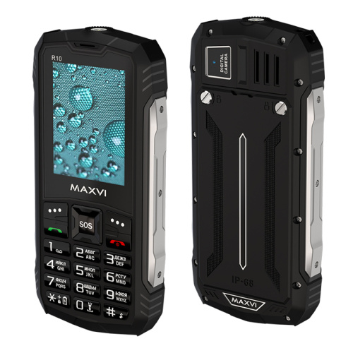 Тел.maxvi r10 черный (eac)