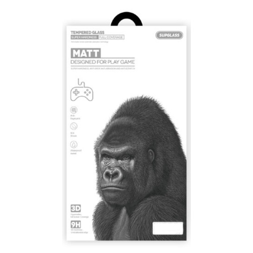 Стекло supglass sg/xc-13 (matt) iphone 12/12pro черное