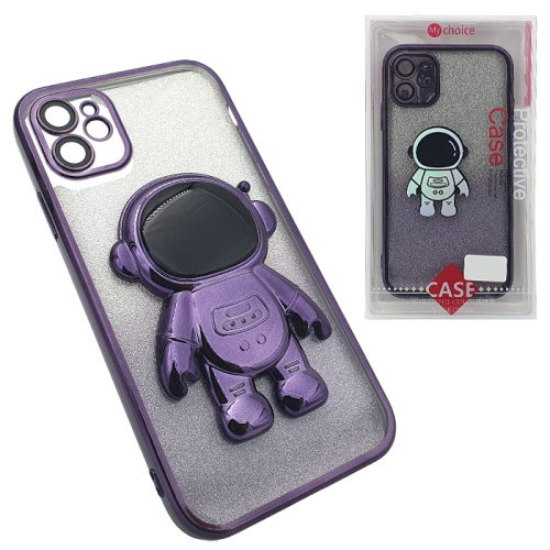 Чехол-силикон astro для iphone 11 фиолетовый