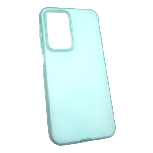 Чехол-крышка knit transparent для Samsung a17 бирюзовый