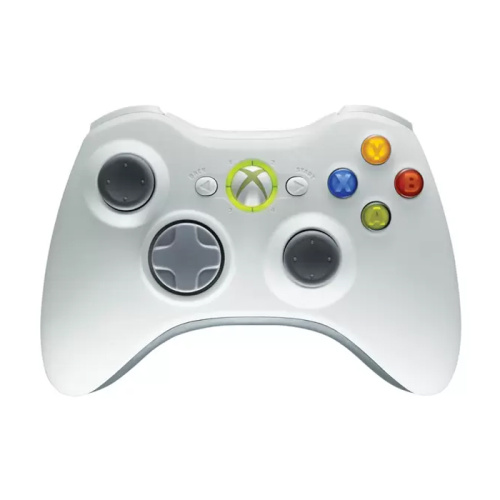 Джойстик xbox 360 wireless белый