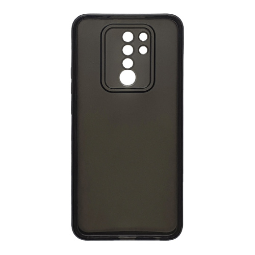 Чехол-силикон dark transparent xiaomi redmi 9 черный