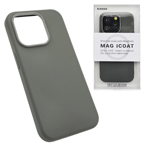 Чехол силикон k-doo mag icoat для iphone 15 pro max серый