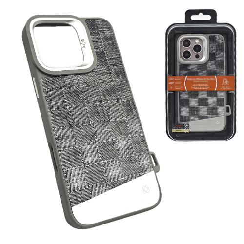 Чехол-крышка kajsa glamorous metallic imperial 2 для iphone 16 pro titanium grey