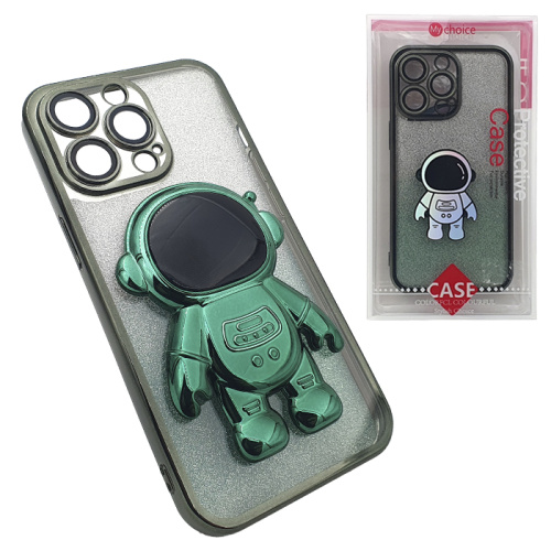 Чехол-силикон astro для iphone 13 pro зеленый