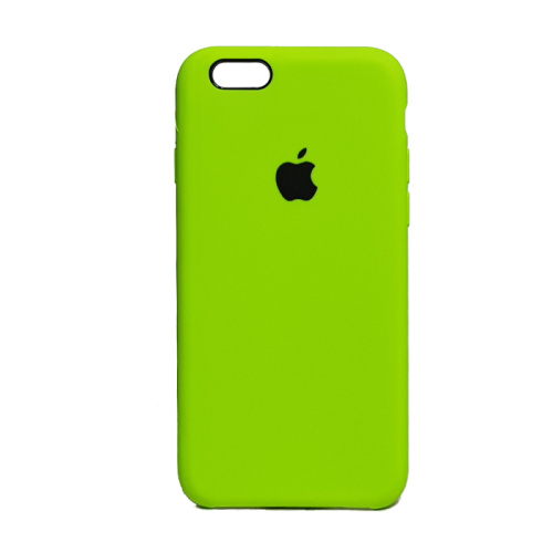 Чехол-силикон silicone case аналог для iphone 6g салатовый