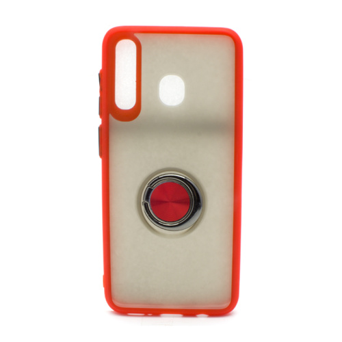 Чехол крышка matte кольцо Samsung a20/a30 (2019) красная