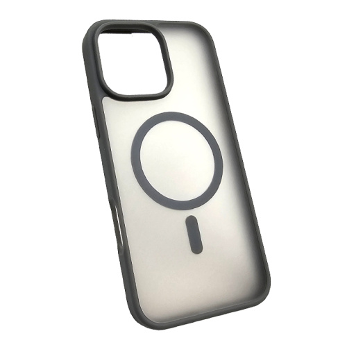 Чехол-крышка case #006 magsafe для iphone 16 pro max серый