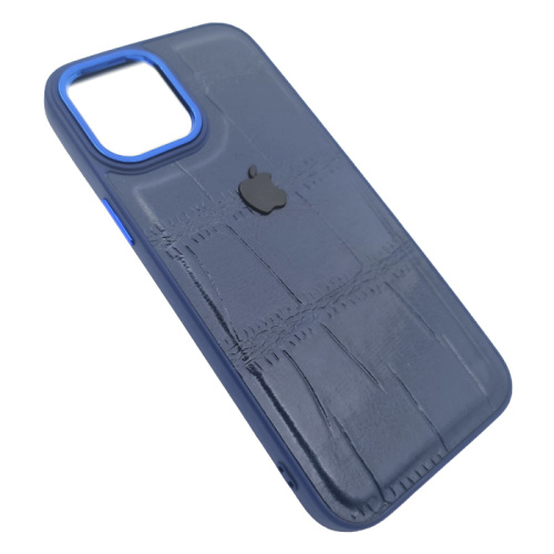 Чехол-крышка beauty croco для iphone 13 pro max синий