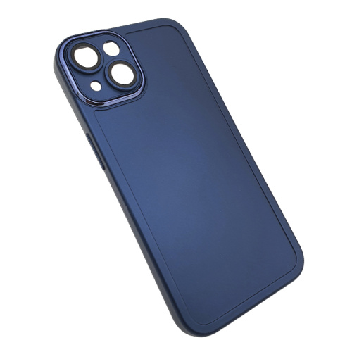 Чехол-силикон ycaden meta с закрытой камерой для iphone 14 синий 