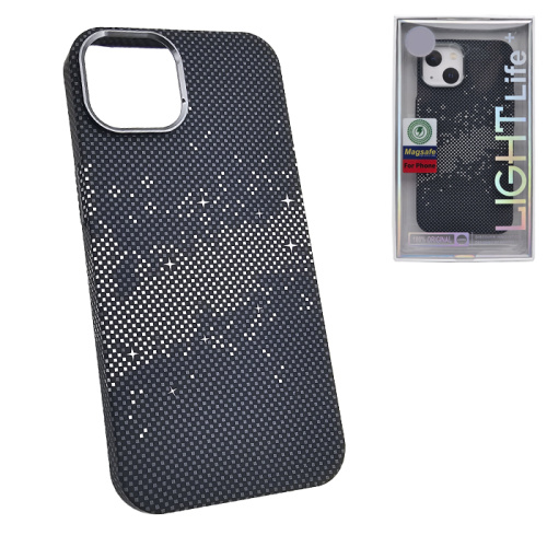Чехол-крышка #47 light pixel star (magsafe) для iphone 13/14 черный