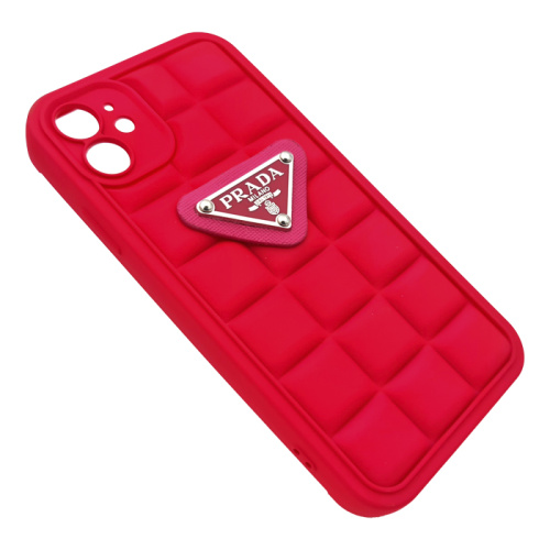 Чехол-силикон prada для iphone 11( 6.1) розовый