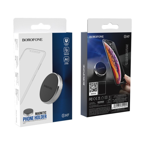 Автодержатель borofone magnetic bh7 черный