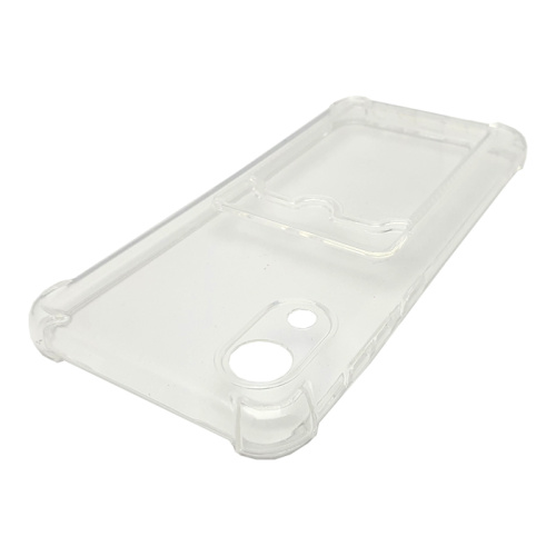Чехол-силикон card holder Samsung a03 core прозрачный