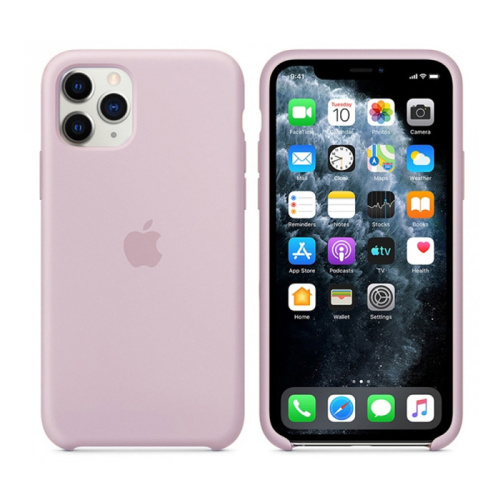 Чехол-силикон silicone case аналог для iphone 11pro (5.8) сиреневый