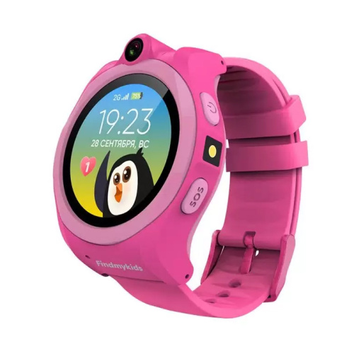 Gps детские часы elari findmykids roll fmk-r розовые