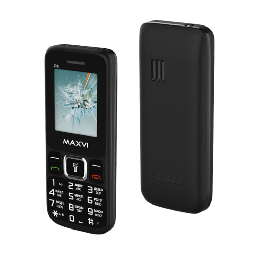 Тел.maxvi c3i черный (eac)