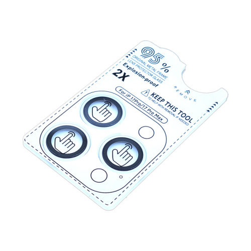 Стекло защитное на камеру marooke для iphone 17 pro/17 pro max silver (блистер)