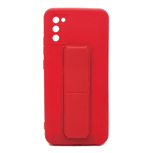 Чехол силикон new stand case Samsung a02s, красный