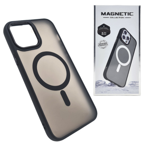 Чехол крышка magnetic collection mil-std для iphone 13 pro черный