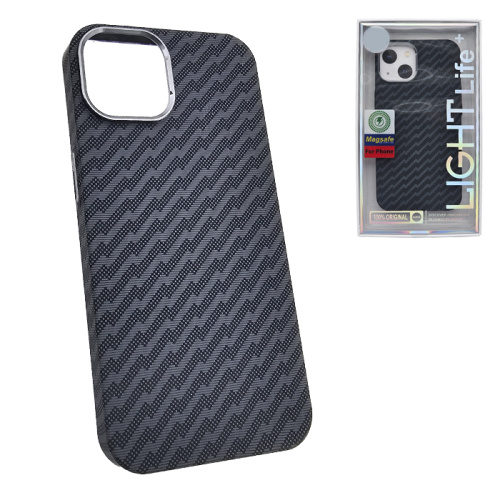 Чехол-крышка #47 light zig zag (magsafe) для iphone 11 черный