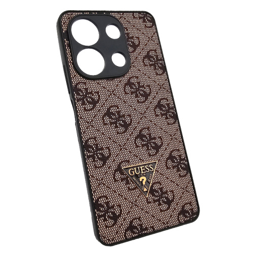 Чехол-крышка guess (2) для xiaomi redmi note 13 коричневый
