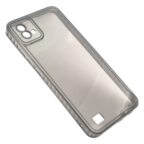 Чехол-силикон dark transparent realme c11 черный