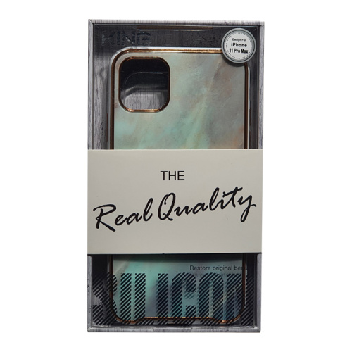 Чехол крышка king мрамор для iphone 11 pro max (6,5) бирюзовый