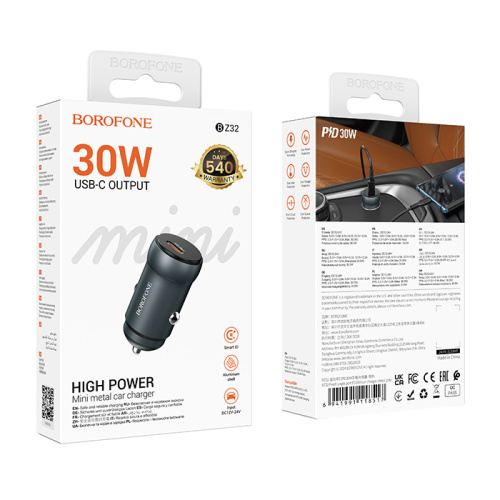 Азу borofone bz32 (type-c) серый