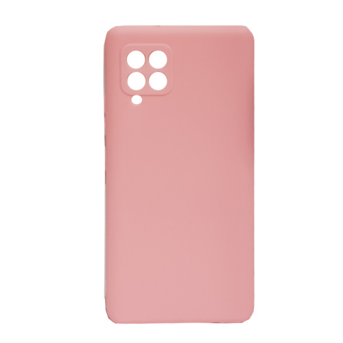 Чехол-силикон матовый Samsung а42 розовый