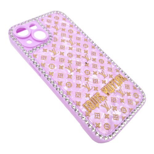 Чехол-силикон louis vuitton для iphone 14 фиолетовый
