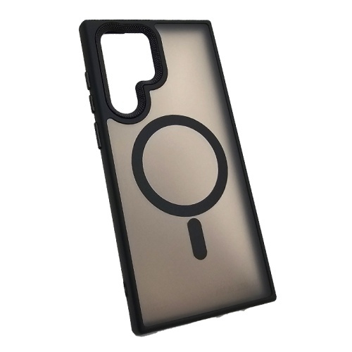 Чехол крышка magnetic collection mil-std для Samsung s22 ultra черный