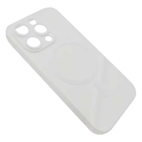 Чехол-силикон no mag для iphone 14 pro max белый