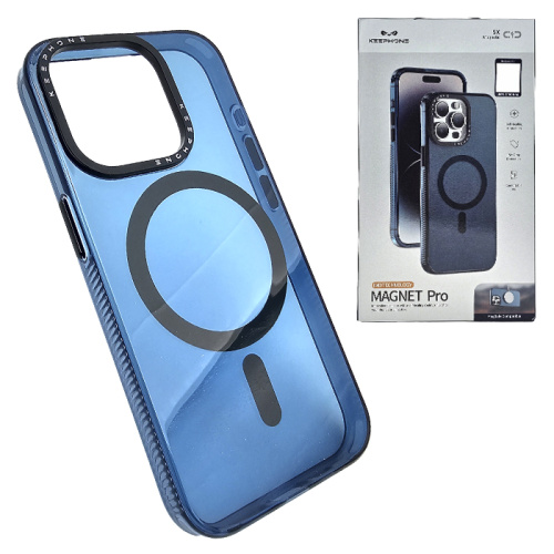 Чехол-крышка keephone magnet pro (magsafe) для iphone 15 pro max blue