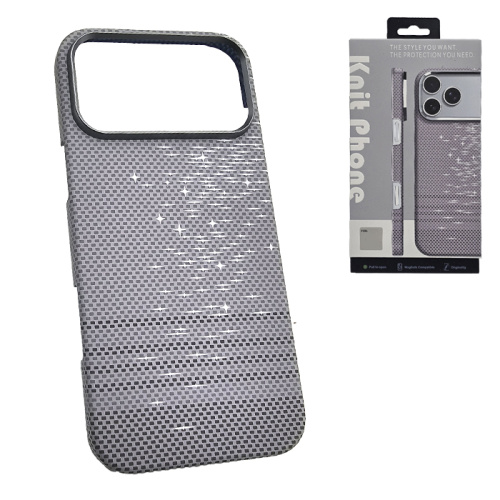 Чехол-крышка knit magsafe (box) для iphone 17 pro starry sky серый