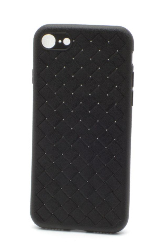 Чехол-силикон плетенка для iphone 7/8 plus черный