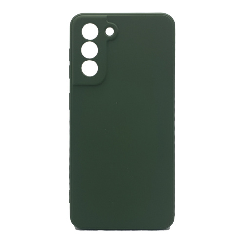 Чехол-силикон soft touch Samsung s21 plus темно-зеленый