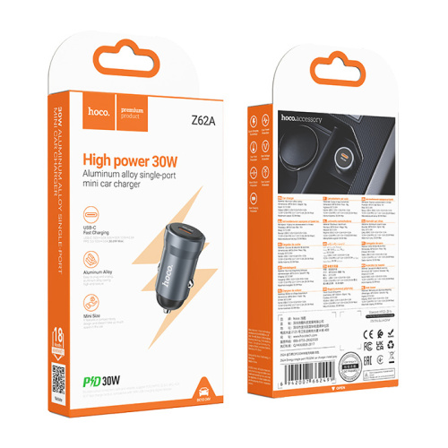 Азу hoco z62a (type-c) 30w черный